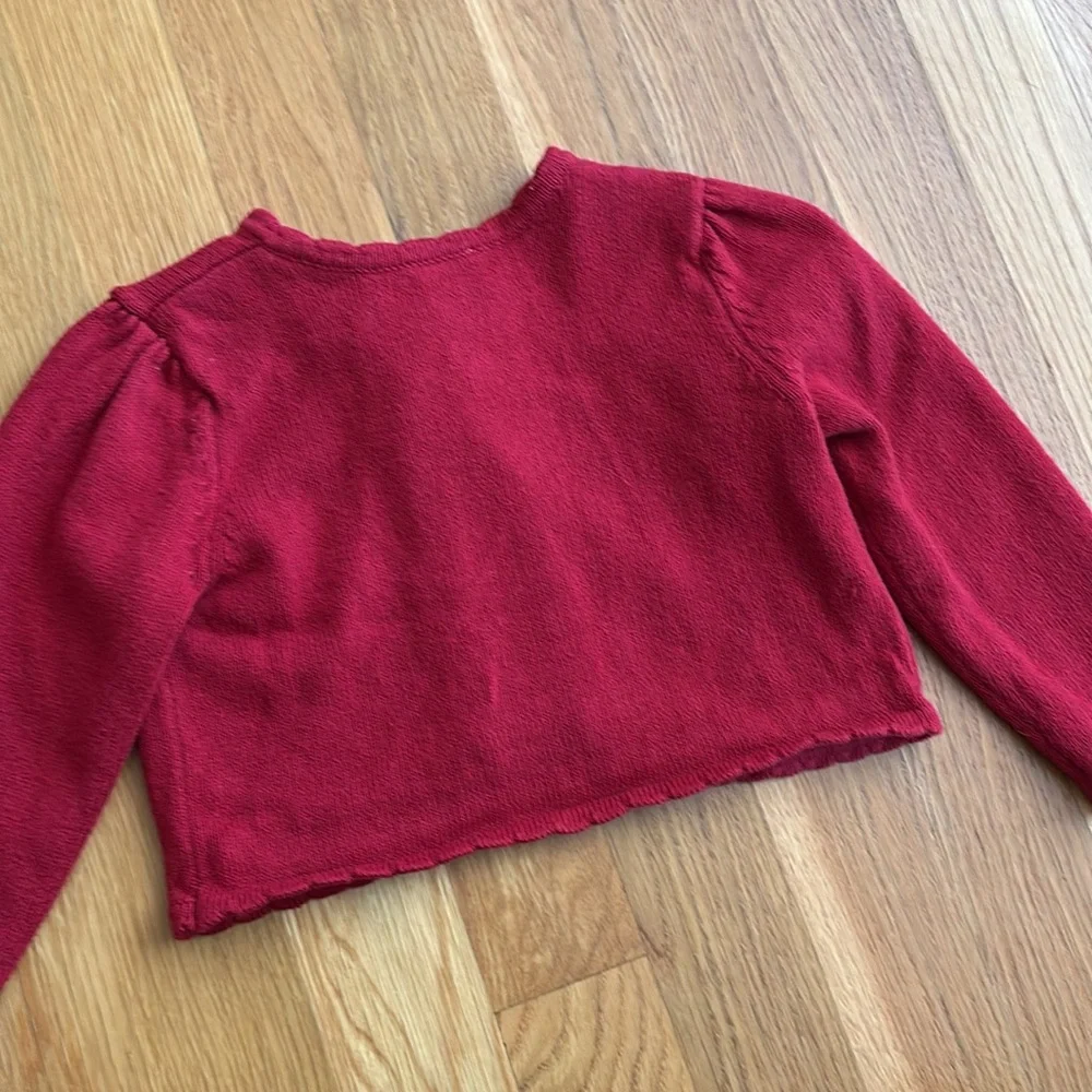Gymboree red knit